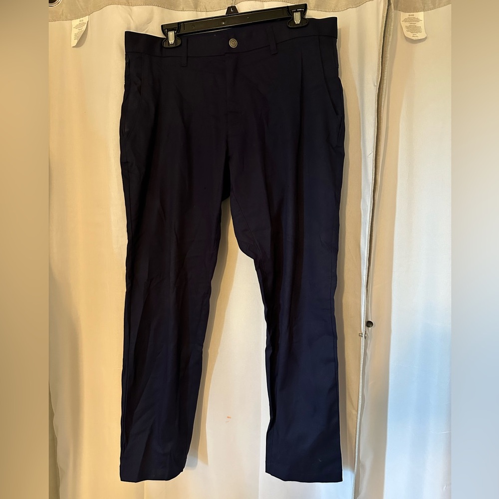 Men’s Fabletics Navy Blue The High Side Chino Pant - Picture 2 of 9